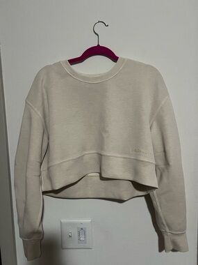Lululemon Cropped Crewneck Sweatshirt - Cream